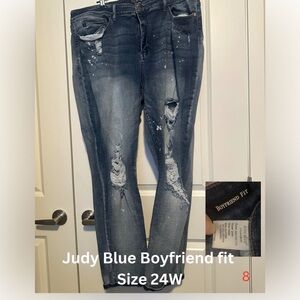 Judy Blue boyfriend fit size 24 W